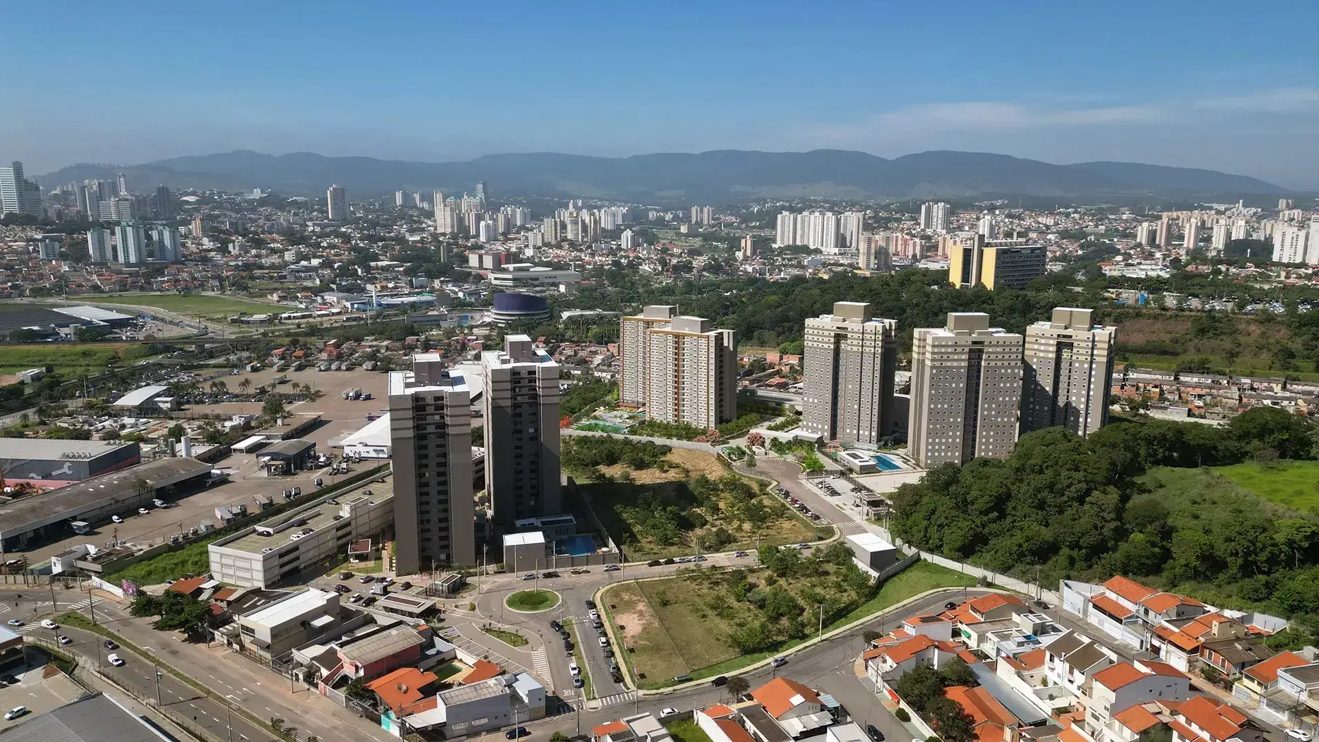 Vista aérea urbana